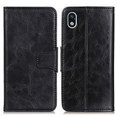 Funda de Cuero Cartera con Soporte Carcasa M02L para Sony Xperia Ace III SO-53C Negro