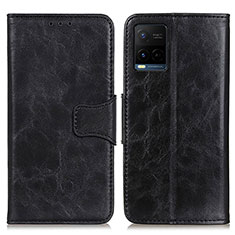 Funda de Cuero Cartera con Soporte Carcasa M02L para Vivo Y32 4G Negro