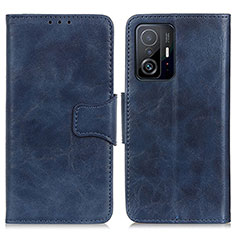 Funda de Cuero Cartera con Soporte Carcasa M02L para Xiaomi Mi 11T 5G Azul