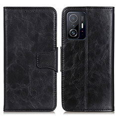 Funda de Cuero Cartera con Soporte Carcasa M02L para Xiaomi Mi 11T 5G Negro