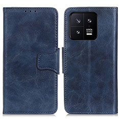 Funda de Cuero Cartera con Soporte Carcasa M02L para Xiaomi Mi 13 Pro 5G Azul