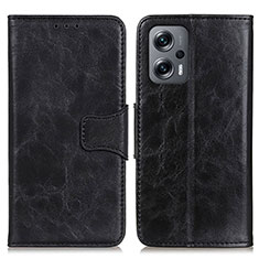 Funda de Cuero Cartera con Soporte Carcasa M02L para Xiaomi Poco X4 GT 5G Negro