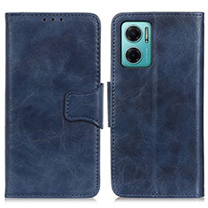 Funda de Cuero Cartera con Soporte Carcasa M02L para Xiaomi Redmi 10 5G Azul