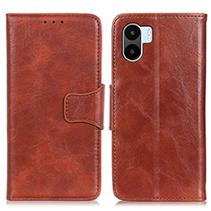 Funda de Cuero Cartera con Soporte Carcasa M02L para Xiaomi Redmi A1 Marron