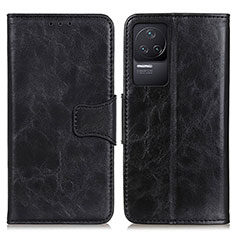 Funda de Cuero Cartera con Soporte Carcasa M02L para Xiaomi Redmi K50 5G Negro