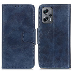 Funda de Cuero Cartera con Soporte Carcasa M02L para Xiaomi Redmi K50i 5G Azul