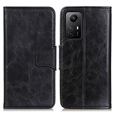 Funda de Cuero Cartera con Soporte Carcasa M02L para Xiaomi Redmi Note 12S Negro