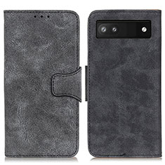 Funda de Cuero Cartera con Soporte Carcasa M03L para Google Pixel 6a 5G Negro