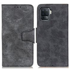 Funda de Cuero Cartera con Soporte Carcasa M03L para Oppo A94 4G Negro