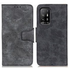 Funda de Cuero Cartera con Soporte Carcasa M03L para Oppo A94 5G Negro