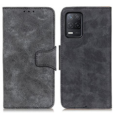 Funda de Cuero Cartera con Soporte Carcasa M03L para Realme Q3 5G Negro