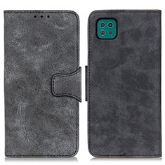 Funda de Cuero Cartera con Soporte Carcasa M03L para Samsung Galaxy A22 5G Negro