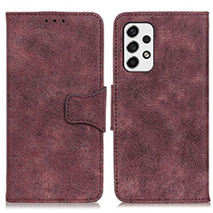 Funda de Cuero Cartera con Soporte Carcasa M03L para Samsung Galaxy A53 5G Morado