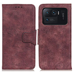 Funda de Cuero Cartera con Soporte Carcasa M03L para Xiaomi Mi 11 Ultra 5G Morado