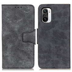 Funda de Cuero Cartera con Soporte Carcasa M03L para Xiaomi Redmi K40 Pro+ Plus 5G Negro