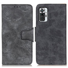 Funda de Cuero Cartera con Soporte Carcasa M03L para Xiaomi Redmi Note 10 Pro 4G Negro