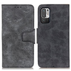 Funda de Cuero Cartera con Soporte Carcasa M03L para Xiaomi Redmi Note 10T 5G Negro