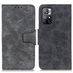 Funda de Cuero Cartera con Soporte Carcasa M03L para Xiaomi Redmi Note 11 5G Negro