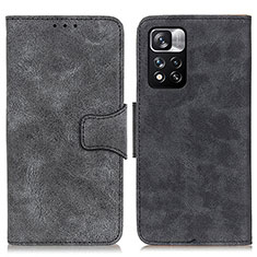 Funda de Cuero Cartera con Soporte Carcasa M03L para Xiaomi Redmi Note 11 Pro+ Plus 5G Negro