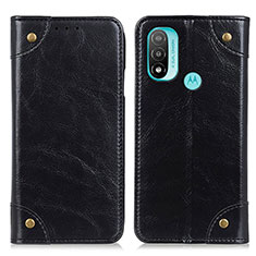 Funda de Cuero Cartera con Soporte Carcasa M04L para Motorola Moto E40 Negro