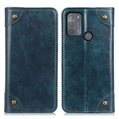 Funda de Cuero Cartera con Soporte Carcasa M04L para Motorola Moto G50 Azul