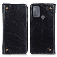 Funda de Cuero Cartera con Soporte Carcasa M04L para Motorola Moto G50 Negro