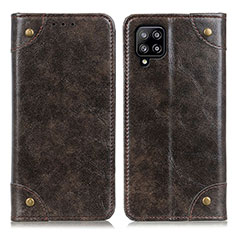 Funda de Cuero Cartera con Soporte Carcasa M04L para Samsung Galaxy A22 4G Bronze