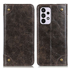 Funda de Cuero Cartera con Soporte Carcasa M04L para Samsung Galaxy A33 5G Bronze