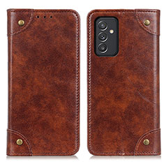 Funda de Cuero Cartera con Soporte Carcasa M04L para Samsung Galaxy M34 5G Marron