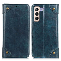 Funda de Cuero Cartera con Soporte Carcasa M04L para Samsung Galaxy S21 5G Azul