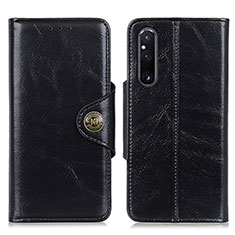 Funda de Cuero Cartera con Soporte Carcasa M04L para Sony Xperia 1 V Negro