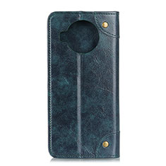 Funda de Cuero Cartera con Soporte Carcasa M04L para Xiaomi Mi 10i 5G Azul