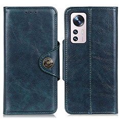 Funda de Cuero Cartera con Soporte Carcasa M04L para Xiaomi Mi 12 Pro 5G Azul