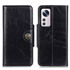 Funda de Cuero Cartera con Soporte Carcasa M04L para Xiaomi Mi 12S Pro 5G Negro