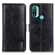 Funda de Cuero Cartera con Soporte Carcasa M05L para Motorola Moto E20 Negro