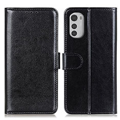 Funda de Cuero Cartera con Soporte Carcasa M05L para Motorola Moto E32s Negro