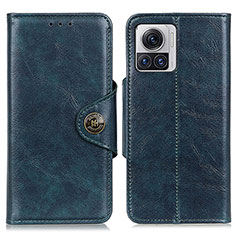 Funda de Cuero Cartera con Soporte Carcasa M05L para Motorola Moto Edge 30 Ultra 5G Azul