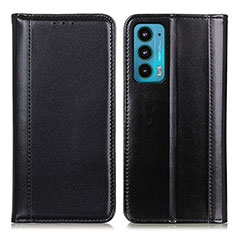 Funda de Cuero Cartera con Soporte Carcasa M05L para Motorola Moto Edge Lite 5G Negro