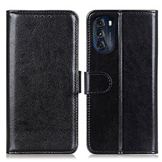 Funda de Cuero Cartera con Soporte Carcasa M05L para Motorola Moto G 5G (2022) Negro