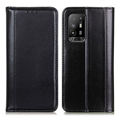 Funda de Cuero Cartera con Soporte Carcasa M05L para Oppo A94 5G Negro