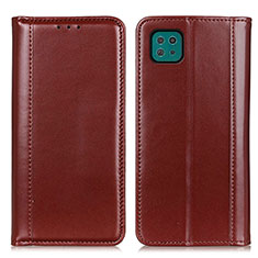 Funda de Cuero Cartera con Soporte Carcasa M05L para Samsung Galaxy A22s 5G Marron