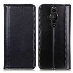 Funda de Cuero Cartera con Soporte Carcasa M05L para Sony Xperia PRO-I Negro