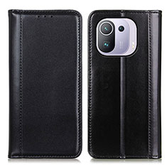 Funda de Cuero Cartera con Soporte Carcasa M05L para Xiaomi Mi 11 Pro 5G Negro