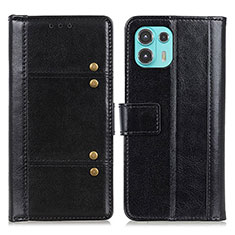 Funda de Cuero Cartera con Soporte Carcasa M06L para Motorola Moto Edge 20 Lite 5G Negro