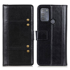 Funda de Cuero Cartera con Soporte Carcasa M06L para Motorola Moto G50 Negro