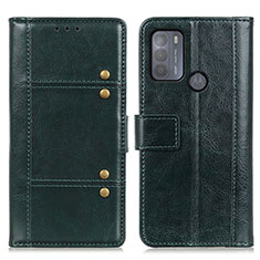 Funda de Cuero Cartera con Soporte Carcasa M06L para Motorola Moto G50 Verde