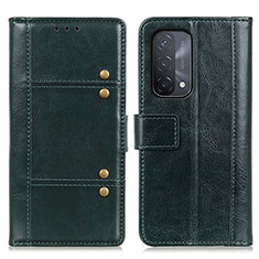 Funda de Cuero Cartera con Soporte Carcasa M06L para Oppo A93 5G Verde