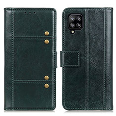 Funda de Cuero Cartera con Soporte Carcasa M06L para Samsung Galaxy A22 4G Verde