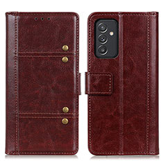 Funda de Cuero Cartera con Soporte Carcasa M06L para Samsung Galaxy F34 5G Marron