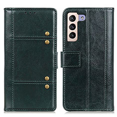 Funda de Cuero Cartera con Soporte Carcasa M06L para Samsung Galaxy S22 Plus 5G Verde